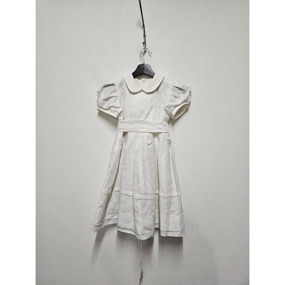 Girls Hand Smocked Ruffle Swing Tunic Dress